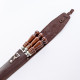 A set of skewers 670*12*3 mm in brown leather case в Саратове