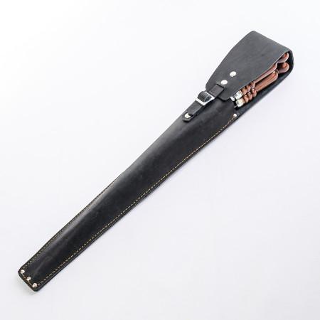 A set of skewers 670*12*3 mm in a black leather case в Саратове