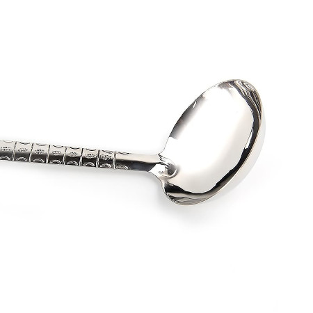 Stainless steel ladle 46,5 cm with wooden handle в Саратове