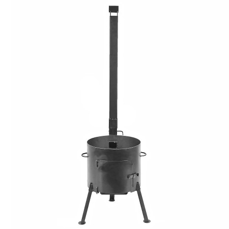 Печь диаметром 440 мм с трубой под казан 18-22 литра в Саратове