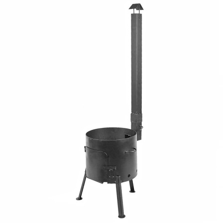 Stove with a diameter of 360 mm with a pipe for a cauldron of 12 liters в Саратове