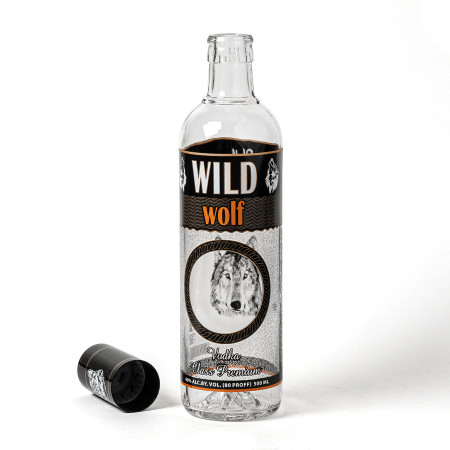 Souvenir bottle "Wolf" 0.5 liter в Саратове