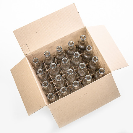 20 bottles of "Guala" 0.5 l without caps in a box в Саратове