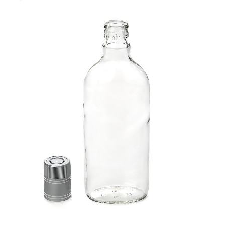 Bottle "Flask" 0.5 liter with gual stopper в Саратове